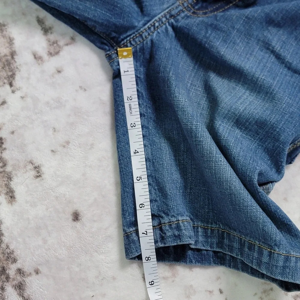 Old Navy Kids Denim Carpenter Shorts Blue Utility Casual‎ Summer Boys Size 6
